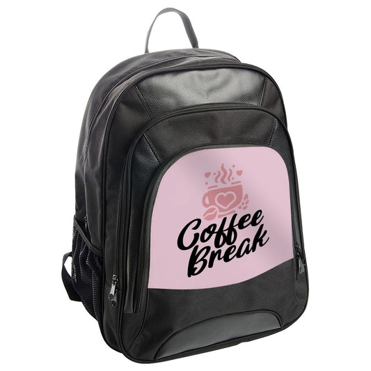Coffee Break Backpack, Cute Backpack, Coffee Lover Gift, Pink Backpack, School Backpack, Travel Backpack, Work Backpack - Tawshia