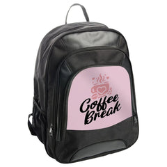Coffee Break Backpack, Cute Backpack, Coffee Lover Gift, Pink Backpack, School Backpack, Travel Backpack, Work Backpack - Tawshia