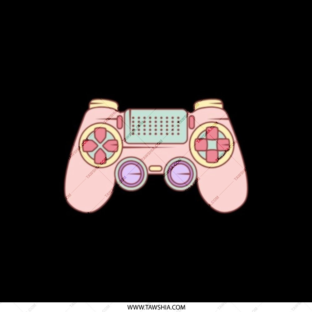 Game On Pocket Mirror, Pink Game Controller, Gamer Gift, Portable Mirror, Compact Makeup Mirror, Cute Gift for Her, Pocket Mirror - Tawshia