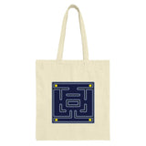 Maze Tote Bag, Geometric Tote, Puzzle Design Bag, Novelty Gift Bag, Unique Tote Bag, Stylish Carryall, Cool Design Tote, Fun Tote Bag - Tawshia