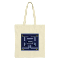 Maze Tote Bag, Geometric Tote, Puzzle Design Bag, Novelty Gift Bag, Unique Tote Bag, Stylish Carryall, Cool Design Tote, Fun Tote Bag - Tawshia