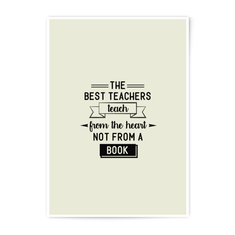 Best Teacher Photographic Prints, Teacher Appreciation Gift, Classroom Wall Art, Inspirational Quote Prints, Educational Prints - Tawshia
