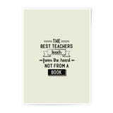 Best Teacher Photographic Prints, Teacher Appreciation Gift, Classroom Wall Art, Inspirational Quote Prints, Educational Prints - Tawshia