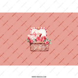 Valentine Gift Tumbler, Basket and Roses Tumbler, Valentine Tumbler, Gifts and Hearts Design, Valentine's Day Gift, Special Occasion Gift - Tawshia