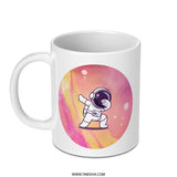 Dabbing Astronaut Mug, Cute Space Mug, Funny Space Gift, Galaxy Mug, Unique Coffee Mug, Gift for Space Lover, Astronaut Gift - Tawshia