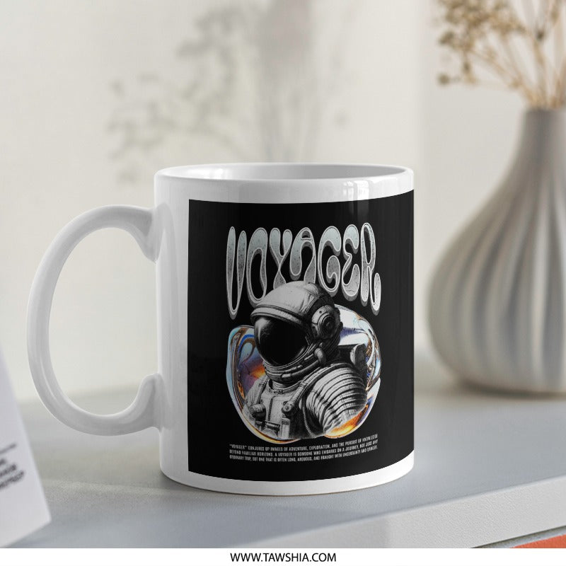 Voyager Astronaut Graphic Mug Unique Design product