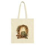 Cozy Reading Nook Tote Bag, Autumnal Design, Book Lover Gift, Unique Fall Tote Bag, Everyday Bag, Bookish Tote, Gift Idea (139) - Tawshia