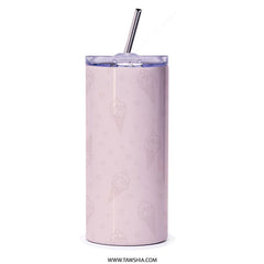 Lemon Cupcake Tumbler, Pink Dessert Tumbler, Cute Cupcake Design, Gift for Baker, Cupcake Lover, Unique Tumbler, Trendy Tumblers - Tawshia