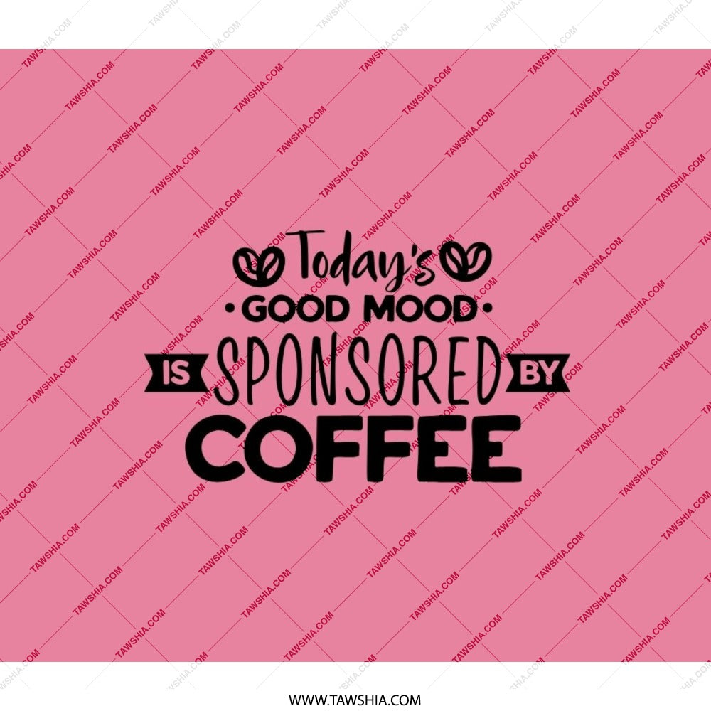 Coffee Sponsored Mood Backpack, Daily Motivation Bag, Trendy Pink Coffee Lover Bag, Coffee Addict Student Gift, Slogan Backpack, School Bag - Tawshia