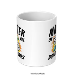 Master of All Board Games Design Mug product type
