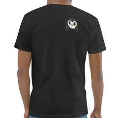 Black T-shirt with Cute Penguin Design product type