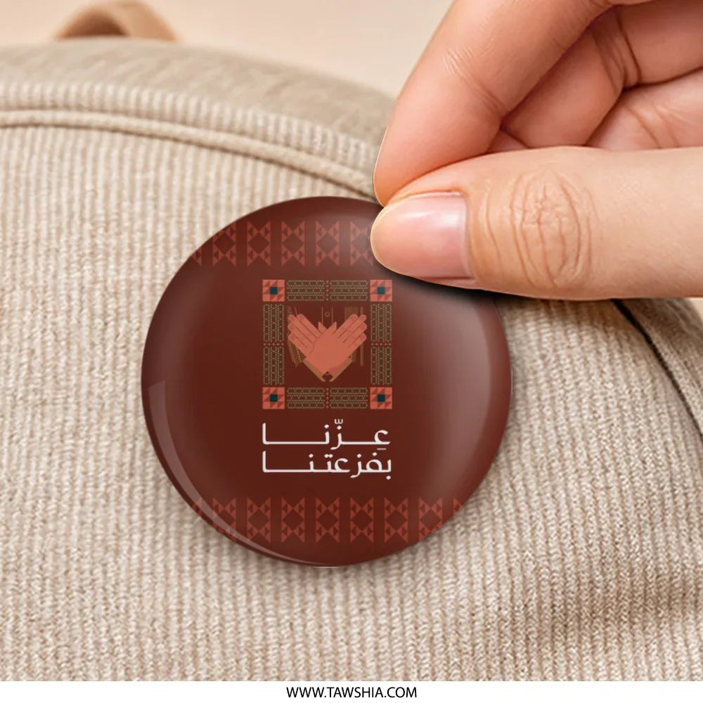 Beautiful Decorative Round Pin Button product type