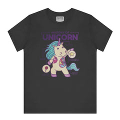 Anatomy of Unicorn Graphic Tee for Magical Shirt Product Type
