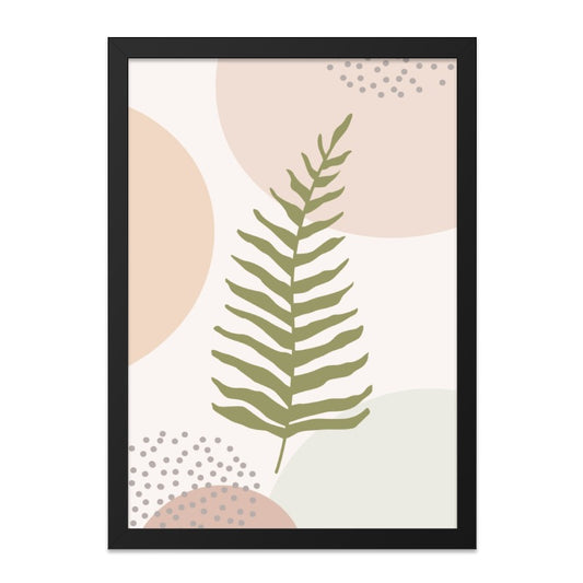 Fern Wall Art, Minimalist Print, Abstract Botanical Art, Neutral Home Decor, Modern Art Print, Plant Wall Decor, Nature Inspired Artwork - Tawshia