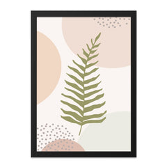 Fern Wall Art, Minimalist Print, Abstract Botanical Art, Neutral Home Decor, Modern Art Print, Plant Wall Decor, Nature Inspired Artwork - Tawshia