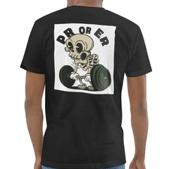 Weightlifting Skeleton Graphic Tee Shirt product type