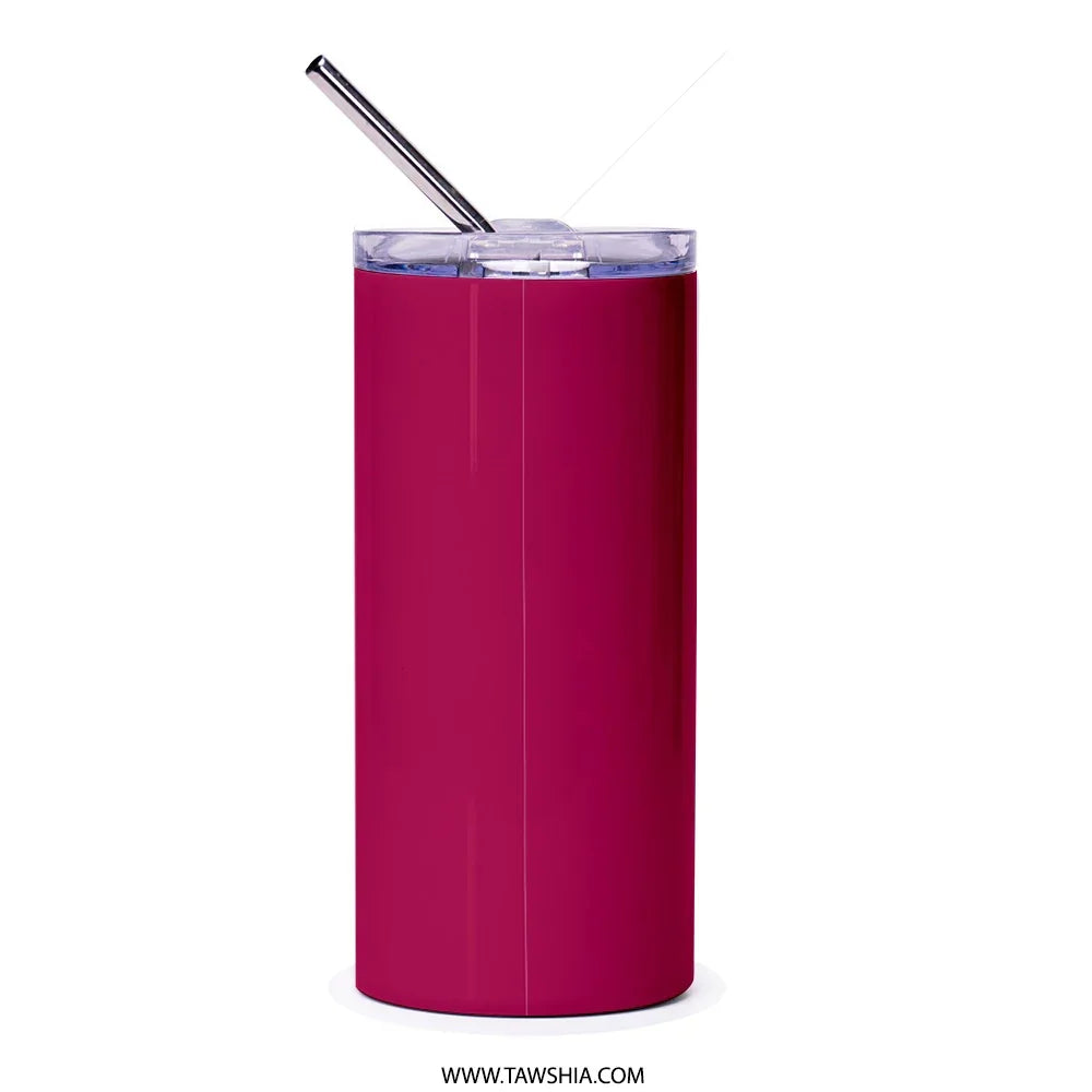 Sleek Insulated Burgundy Travel Drink Tumbler product type