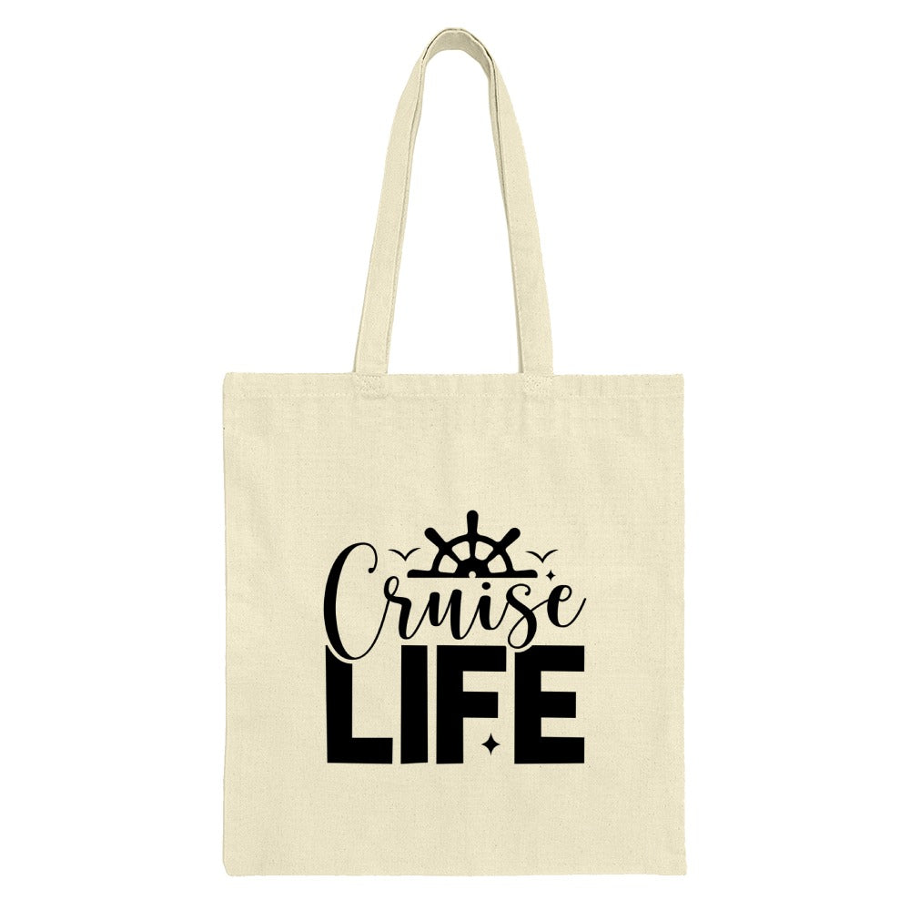 Cruise Life Tote Bag, Nautical Travel Bag, Beach Tote, Vacation Gift, Cruise Ship, Gift For Her, Cruise Lover, Cruise Trip Souvenir - Tawshia