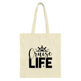 Cruise Life Tote Bag, Nautical Travel Bag, Beach Tote, Vacation Gift, Cruise Ship, Gift For Her, Cruise Lover, Cruise Trip Souvenir - Tawshia