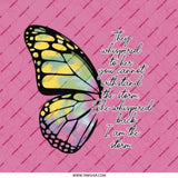Butterfly Quote Pinback Button, Inspirational I Am The Storm Badge, Motivational Gift, Cute Trendy Pink Accessory, Positive Vibes Pin - Tawshia