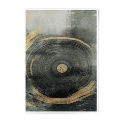 Abstract Tree Ring Photographic Print, Modern Wall Art, Circle Art Print, Minimalist Decor, Home Decor, Unique Gift Idea - Tawshia