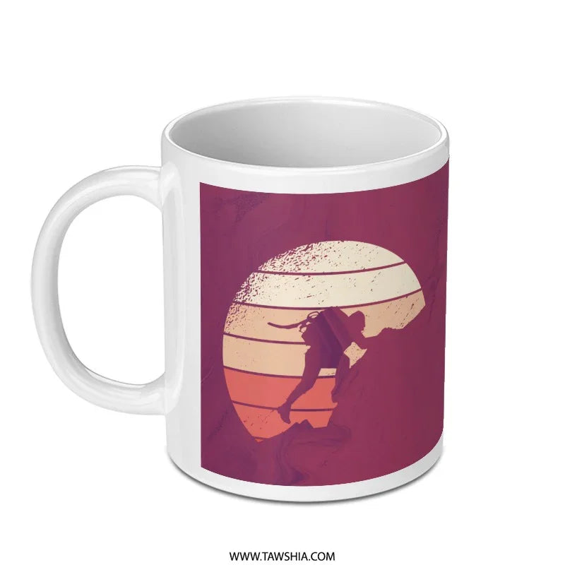 Rock Climbing Adventure Design Mug product