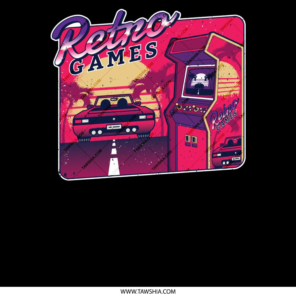 Retro Games Arcade and Car Themed product