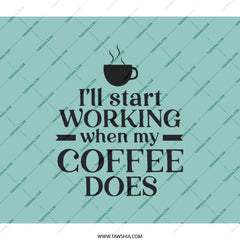 Coffee Lover Backpack, Work Motivation, Funny Quote, Unique Design, Everyday Bag, Student Gift, Coffee Addict Backpack - Tawshia