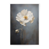 White Poppy Photographic Print, Floral Wall Art, Botanical Home Decor, Fine Art Print, Modern Art, Flower Photography - Tawshia
