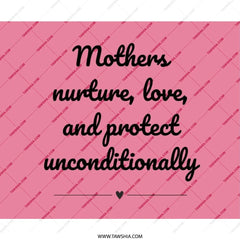 Mothers Love Mouse Pad, Pink Mousepad, Mother's Day Gift, Mothers Nurture, Mothers Day Present, Gift for Mom, Best Mom Mousepad - Tawshia