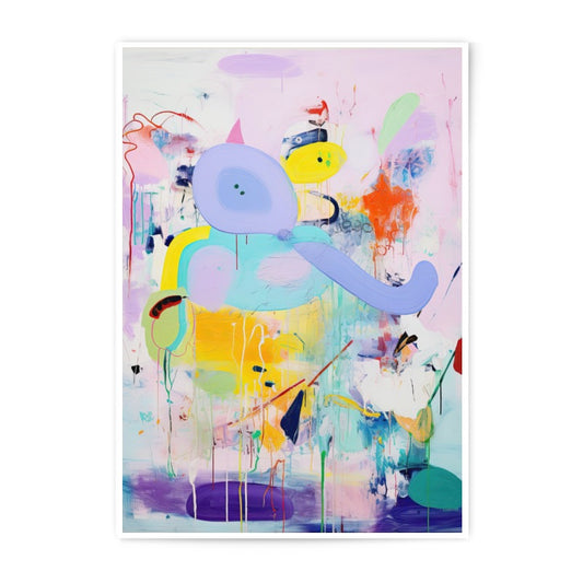 Abstract Balloon Photographic Print, Colorful Wall Art, Modern Art Print, Home Decor, Fine Art Print, Contemporary Painting Style, Art Gift - Tawshia