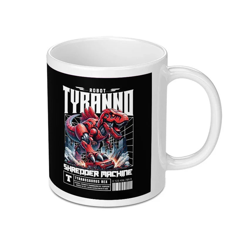 Robot Tyranno Shredder Machine Dinosaur Mug product type