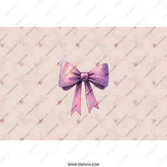 Pink Bow Tumbler, Cute Bows, Girly Drinkware, Gift for Her, Stylish Tumbler, Stainless Steel Tumbler, Everyday Tumbler, Trendy Gift - Tawshia
