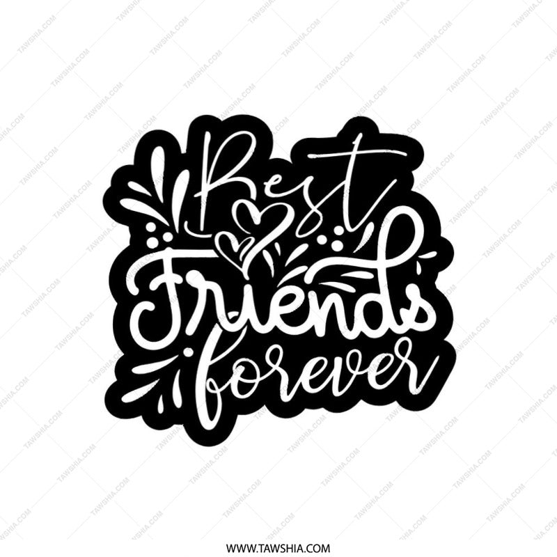 Best Friends Forever Pillow, Friendship Gift, Decorative Pillow, Home Decor, Gift for Friend, Throw Pillow, Cute Pillow - Tawshia