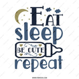 Eat Sleep Be Cute Repeat Mug, Baby Shower Gift, New Parent Present, Cute Mug, Unique Gift, Coffee Mug, Tea Mug, Gift for Her, Him - Tawshia