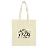 Good Luck Finding Better Friends Tote Bag, Farewell Gift, Friendship Tote, Funny Leaving Gift, Unique Best Friend Present Idea - Tawshia