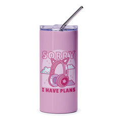Sorry I Have Plans Headphones Tumbler product type