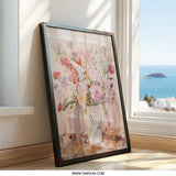 Floral Wall Art, Flower Still Life, Pink Peonies Print, Botanical Art Print, Elegant Home Decor, Fine Art Painting, Floral Arrangement - Tawshia
