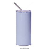 Take Care of Yourself Tumbler, Smiley Face Tumbler, Mental Health Tumbler, Positive Affirmation, Trendy Tumbler, Tumbler with Straw - Tawshia