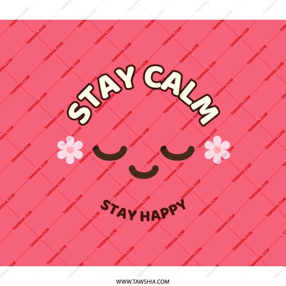 Calm Happy Backpack, Kawaii Face Backpack, Cute Backpack, Motivational Backpack, Everyday Carry Backpack, School Backpack - Tawshia