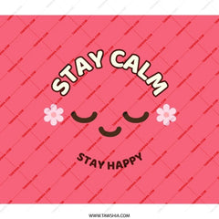 Calm Happy Backpack, Kawaii Face Backpack, Cute Backpack, Motivational Backpack, Everyday Carry Backpack, School Backpack - Tawshia