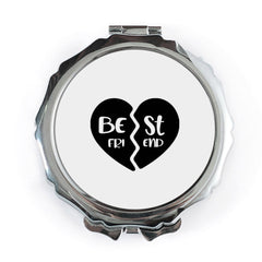 Best Friend Pocket Mirror, Friendship Gift, Besties Compact Mirror, Soul Sister Present, Gift for Her, BFF Keepsake, Cute Pocket Mirror - Tawshia