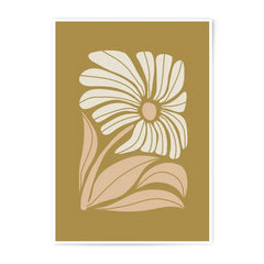 Abstract Floral Photographic Print, Daisy Art Print, Minimalist Flower Print, Botanical Wall Art, Modern Home Decor - Tawshia