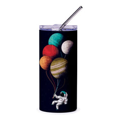 Astronaut with Planets Balloons Travel Tumbler product