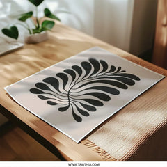 Abstract Plant Photographic Print, Minimalist Art, Botanical Wall Decor, Modern Home Art Print, Neutral Tones, Aesthetic Art - Tawshia