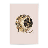 Crescent Moon Art Print, Floral Moon Decor, Celestial Photographic Prints, Dreamy Wall Art, Nursery Decor, Home Decor, Celestial Art - Tawshia