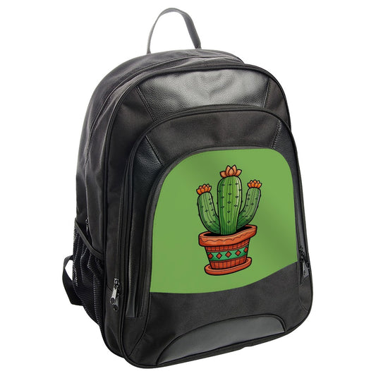 Cactus BackPack, Potted Cactus Print, Desert Plant Art, Nature BackPack, Unique BackPack Design, Novelty Cactus Gift, Everyday BackPack - Tawshia