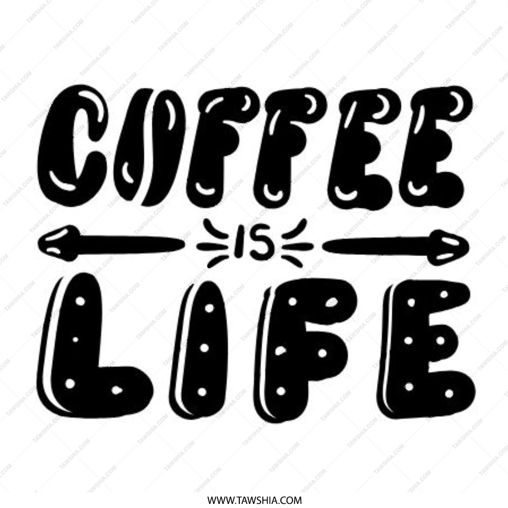Coffee Is Life Pinback Button, Caffeine Lover Gift, Funny Coffee Quote Button, Espresso Addict Pin Button, Unique Button Badge - Tawshia