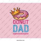 Donut Dad BackPack, Fathers Day BackPack, Funny Dad Gift, Novelty BackPack, Cute BackPack for Dad, Gift for Husband, Dad BackPack - Tawshia