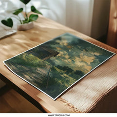 Rustic Railroad Photographic Print, Countryside Wall Art, Old Barn Fine Art Print, Scenic Landscape Photography, Home Decor, Gift Idea - Tawshia